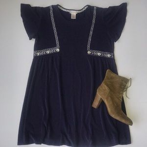 altar’d state Navy and white Dress Sz L